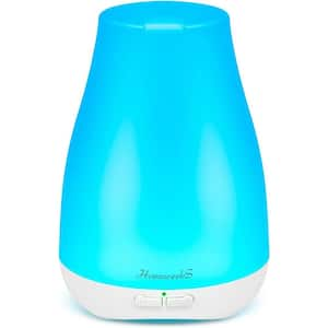 100ml Colorful Essential Oil Diffuser with Adjustable Mist Mode, Auto Off Aroma Diffuser for Bedroom/Office/Trip