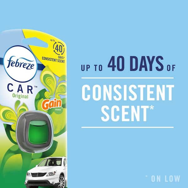 Febreze Car Air Freshener Vent Clips, Linen & Sky - 5 count