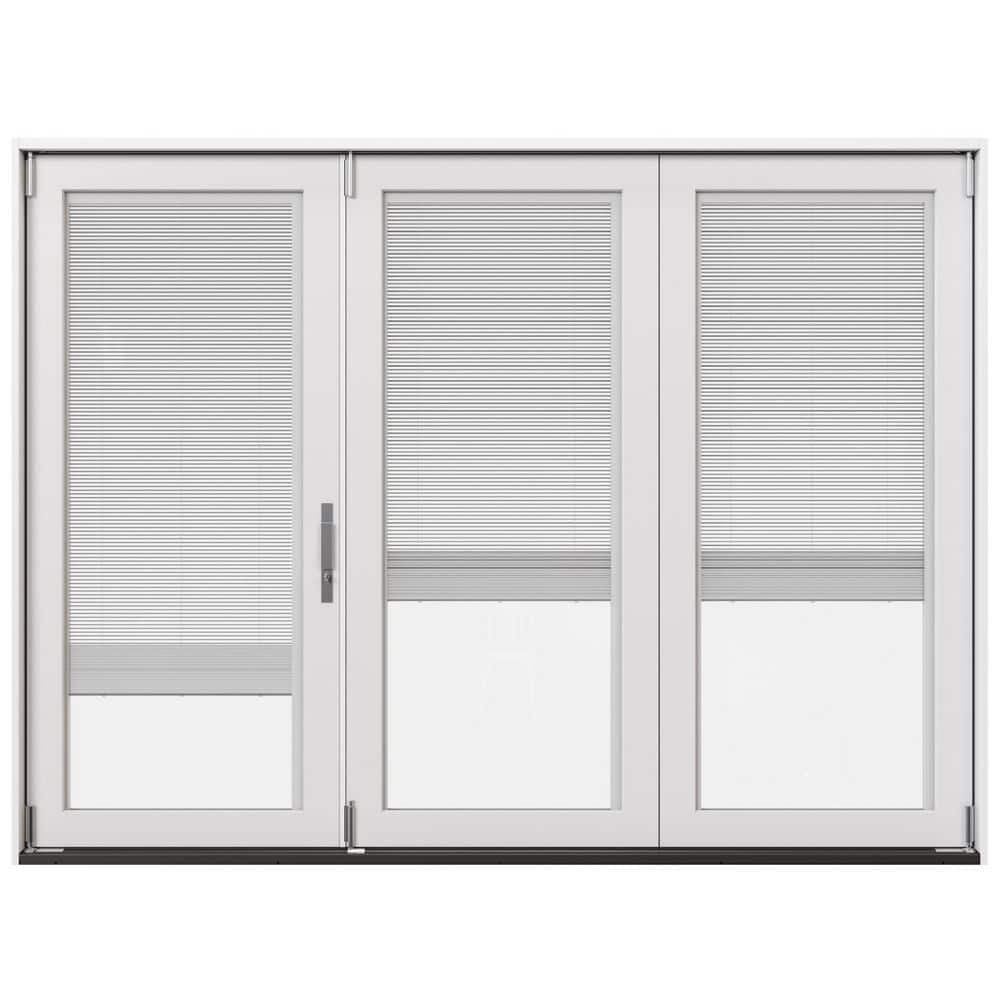 JELD-WEN 108 in. x 80 in. Right-Hand Folding Primed Fiberglass 3