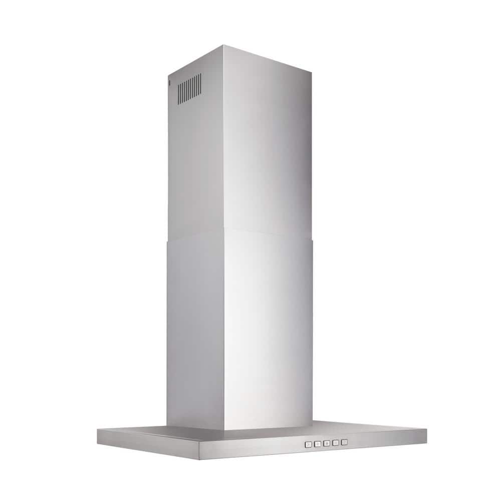 Cosmo 30 in. Ductless Wall Mount Range Hood in Stainless Steel with LED