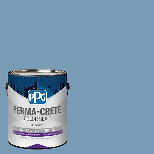 Perma-Crete Color Seal 1 gal. PPG1159-4 Walden Pond Satin Interior/Exterior Concrete Stain