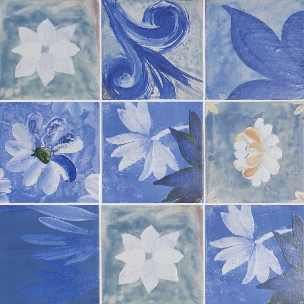 Ivy Hill Tile Angela Harris Native Portofina Decor 7.87 in. x 7.87 in ...