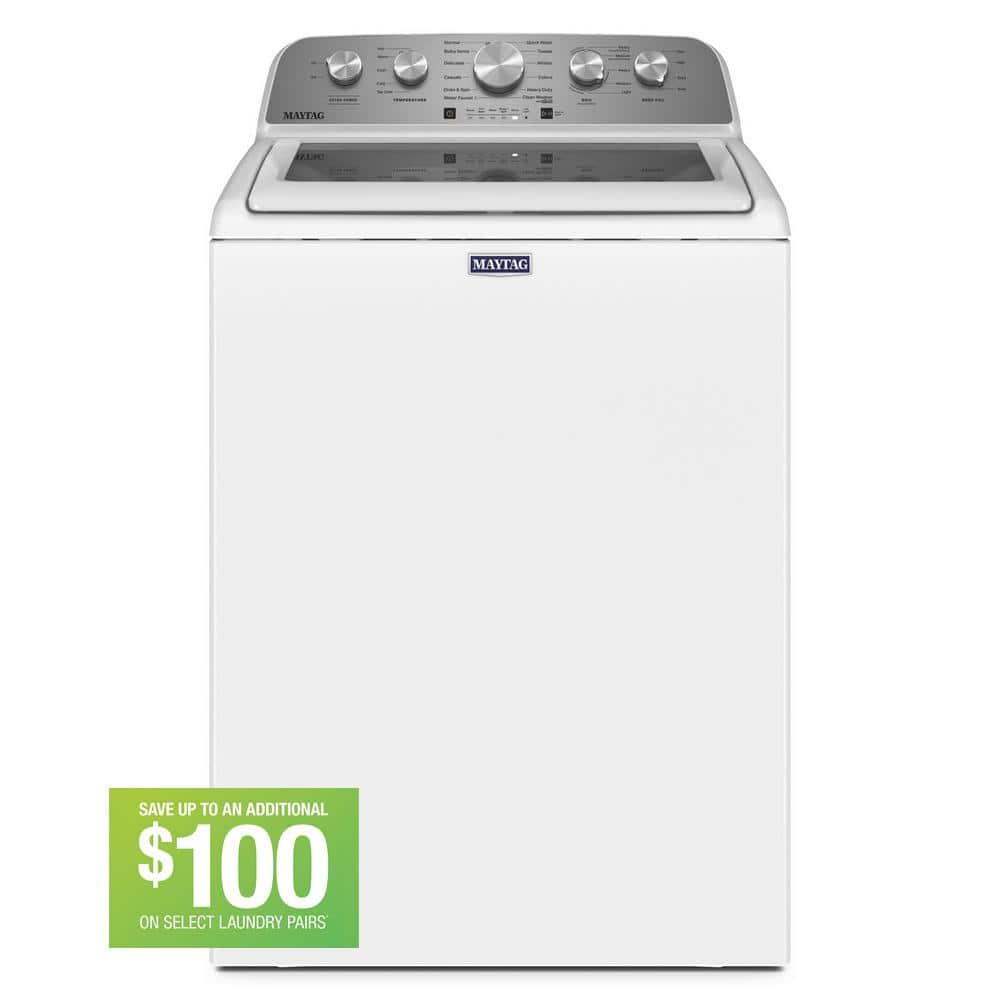 4.7 cu. ft. Top Load Washer in White with Extra Power