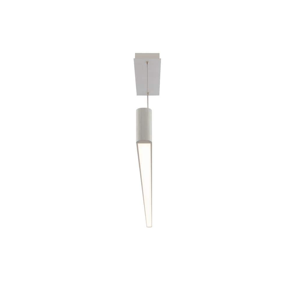 Volo Brushed Aluminum LED Pendant Light with Adjustable Height