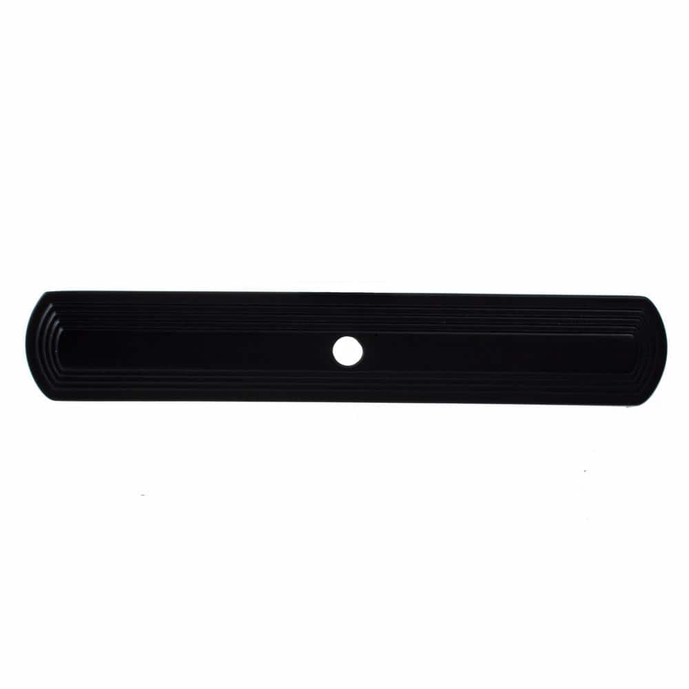 6 in. Matte Black Narrow Rounded Rectangle Cabinet Knob Backplates (10-Pack) price history on PriceWatchPro