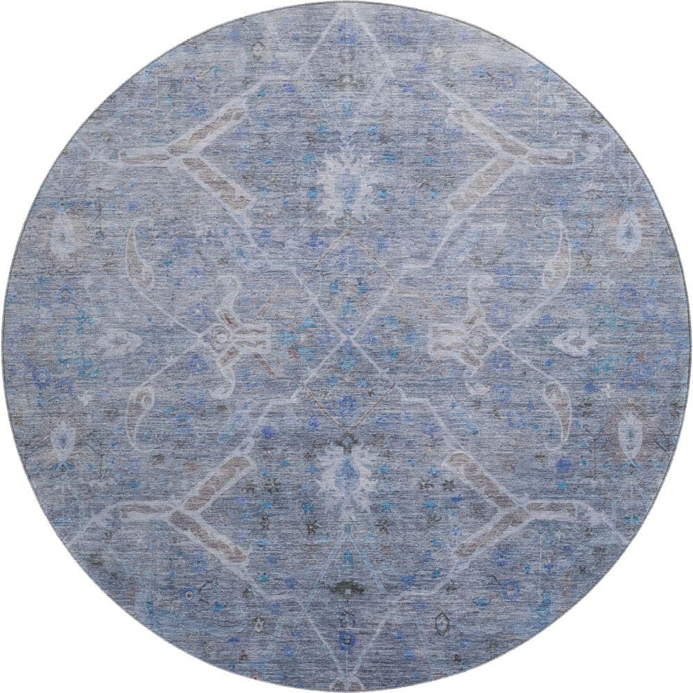 Addison Rugs Mayfield Premium Machine Washable Abstract AMF2298 Blue 8 ...