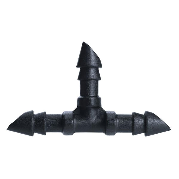 Raindrip 1/4 in. Barbed Drip Irrigation Tee 25 pk Raindrip 1/4 in. Barbed Drip Irrigation Tee 25 pk