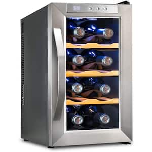 Thermoelectric 8-Bottle Free Standing Wine Cooler - Stainless Steel