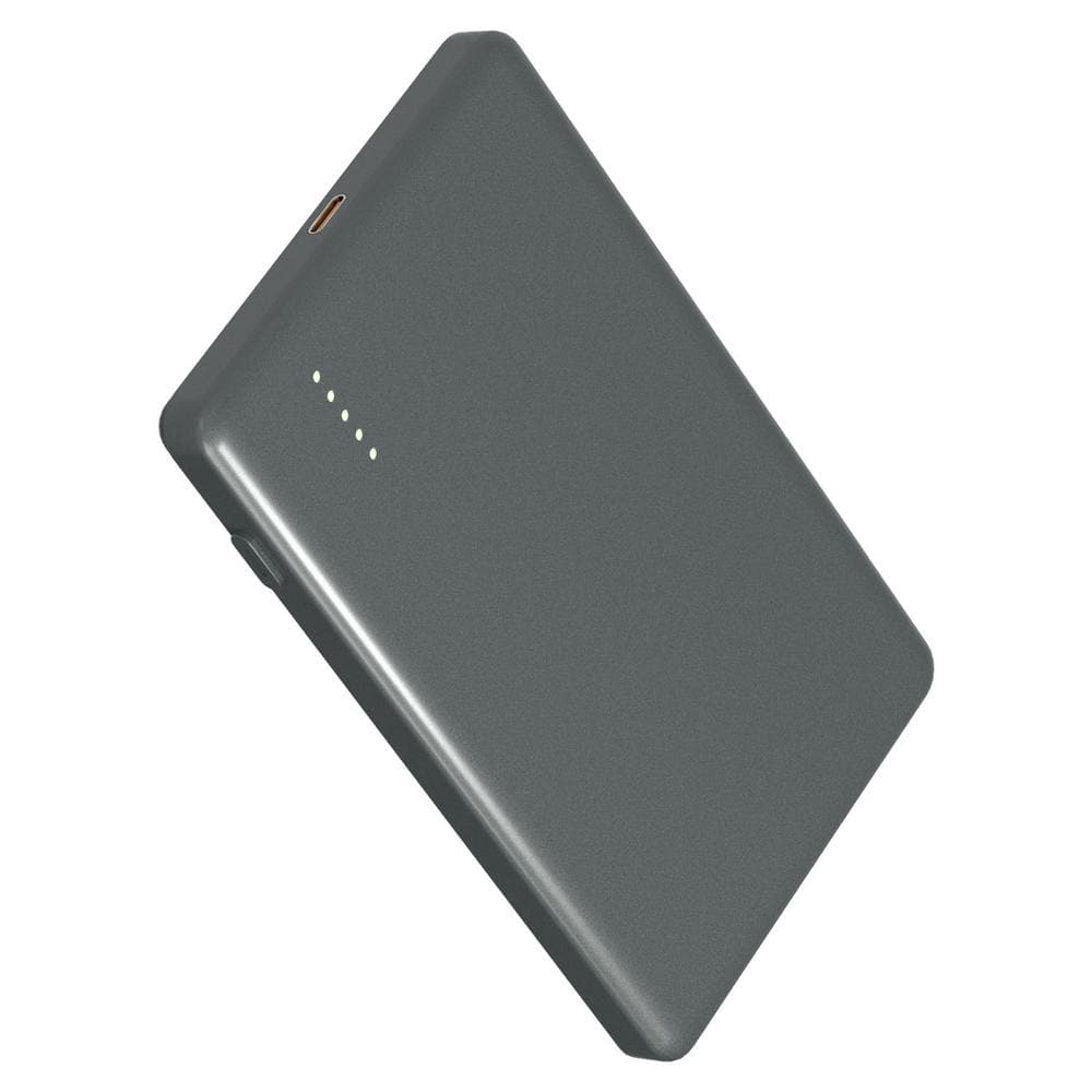 Lukyamzn 2-in-1 5000mAh PD20W MagSafe Fast Charging Wireless Portable Power Bank in Black
