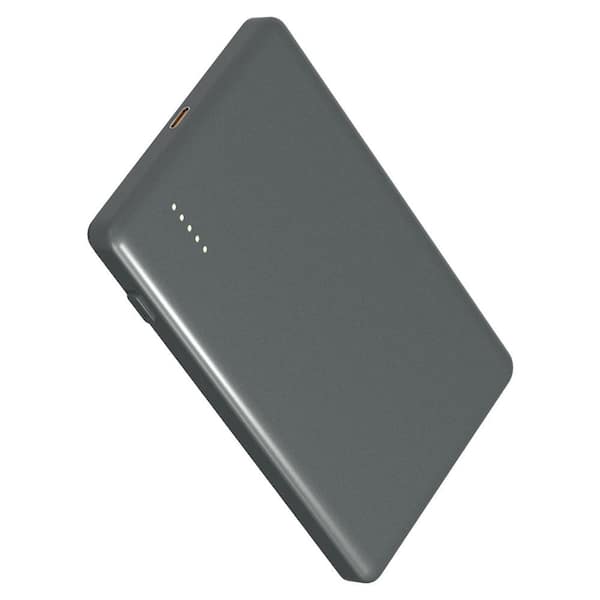 Lukyamzn 2-in-1 5000mAh PD20W MagSafe Fast Charging Wireless Portable Power Bank in Black
