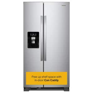 Maytag 36 in. 25 cu. ft. Side-by-Side Refrigerator in Fingerprint