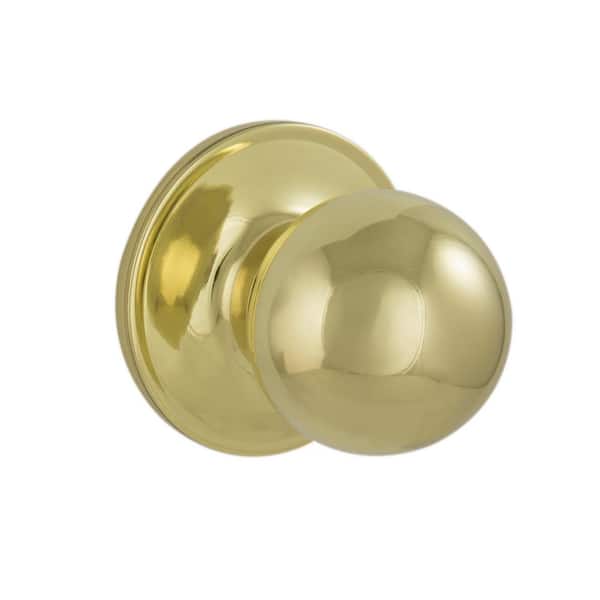 Morrow Bright Brass Passage Hall/Closet Door Knob