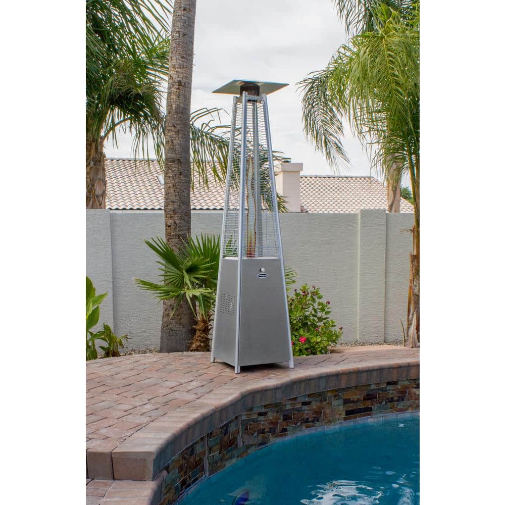 Stainless Steel Propane Outdoor Floor-Standing Patio Heater