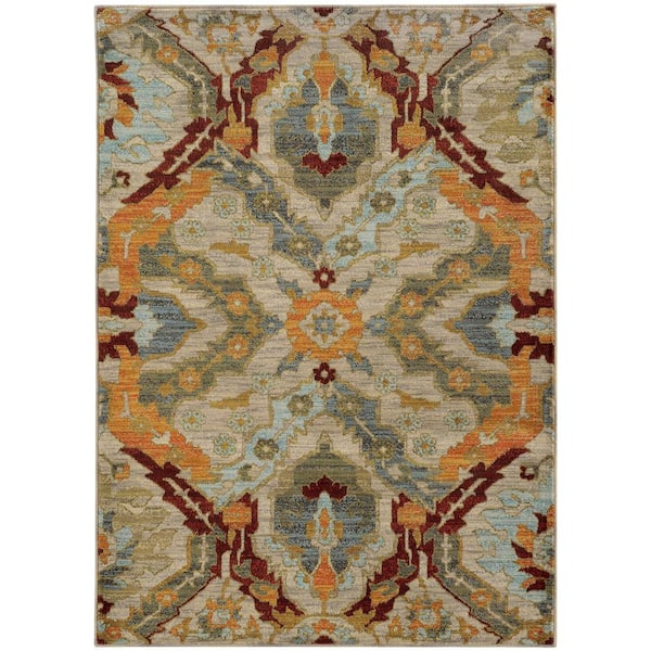 Felice Multi 10 ft. x 13 ft. Area Rug