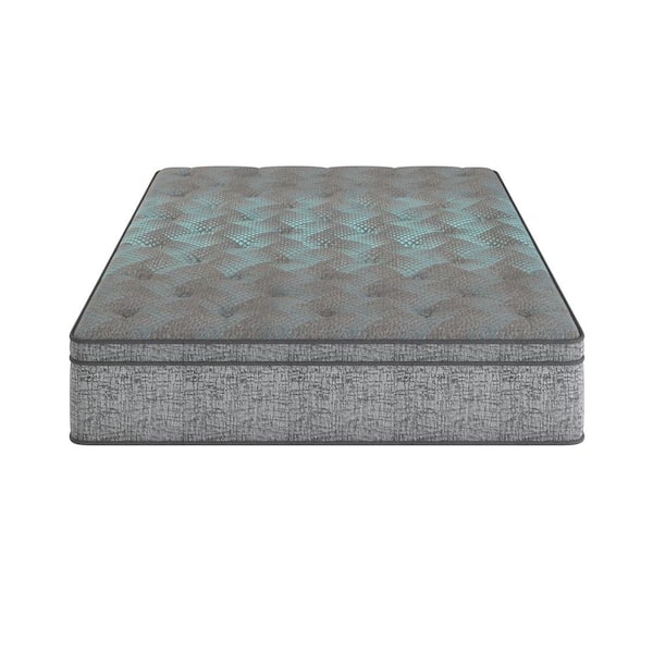 Modern Queen Plush Foam and Steel 10 in. Bed-in-a-Box Mattress for Comfort