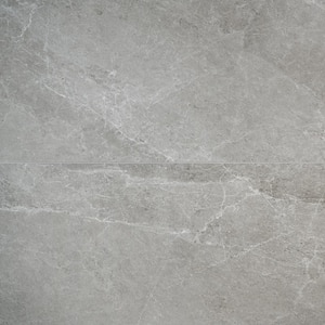 LithoTech Silver Gray 23.62 in. x 47.24 in. Matte Porcelain Floor and Wall Tile (15.49 sq. ft./Case)