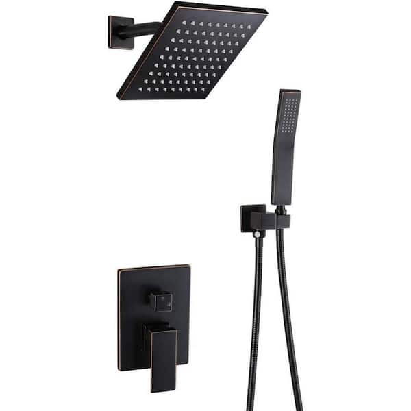 Unbranded Roxy 12.48 in. W 3 Jet Shower Tower in Oil Rubbed Bronze 16GS-36189