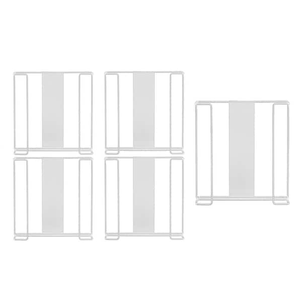 White Double Box Wire Wall Mount Glove Dispenser (5-Pack)
