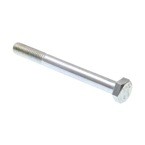 Prime-Line M8-1.25 x 80 mm Zinc Plated Steel Class 8.8 Metric Hex Head Cap Screws (5-Pack)