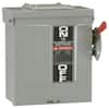 GE 60 Amp 240-Volt Non-Fuse Outdoor General-Duty Safety Switch TGN3322R ...