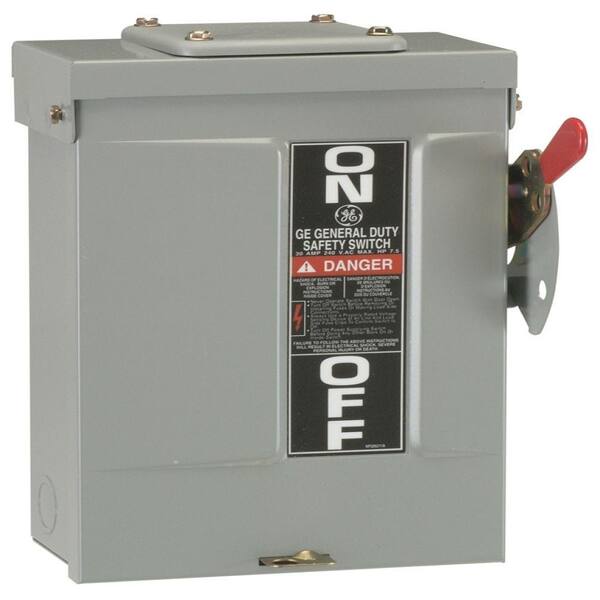 GE TG3221 Safety Switch Disconnect 30a 3 Pole for sale online 