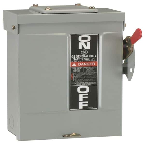GE 60 Amp 240Volt NonFuse Outdoor GeneralDuty Safety Switch TGN3322R