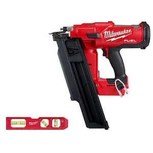 M18 FUEL 3-1/2 in. 18-Volt 21-Degree Lithium-Ion Brushless Cordless Framing Nailer W/7 in. Billet Torpedo Level