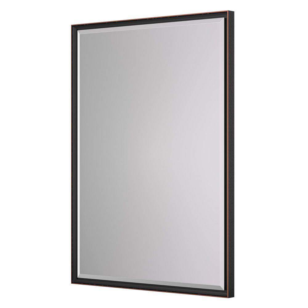 24 in. W x 36 in. H Framed Rectangular Oil Rubbed Bronze Mirrors for Bathroom Wall Beveled Mirror Bathroom Vanity Mirror price history on PriceWatchPro