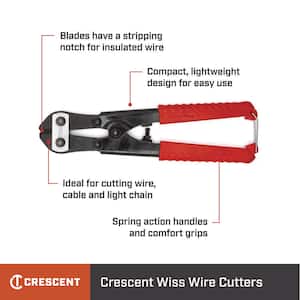 Wiss 8 in. Multi-Purpose Wire Stripper/Cutter with Cushion Grip