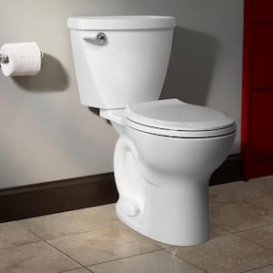Cadet Round Antimicrobial Front Toilet Seat in White