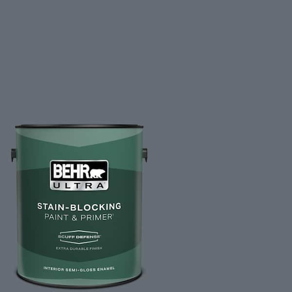 BEHR ULTRA 1 gal. #PPU26-22 Summer Storm Extra Durable Semi-Gloss Enamel Interior Paint & Primer