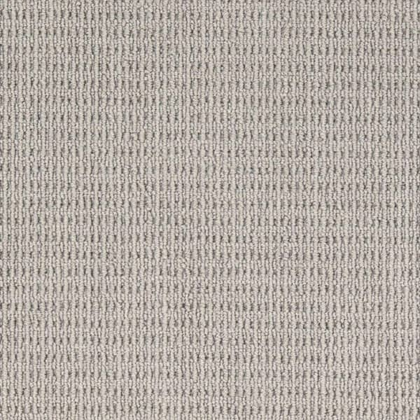 Natural Harmony Terrain - Smoke - Gray 13.2 ft. 34 oz. Wool Loop ...