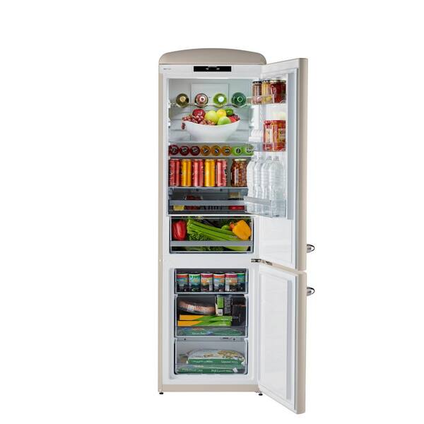 Iio 7 Cu Ft Retro Bottom Freezer Refrigerator Mrb192 07iobc The Home Depot