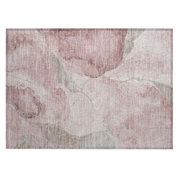 Chantille Machine Washable Indoor/Outdoor Abstract ACN3037 Mauve 3 ft. x 4 ft. Area Rug
