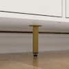 FUFU&GAGA White & Gold 9-Drawer Wooden Dresser 61.4 in.