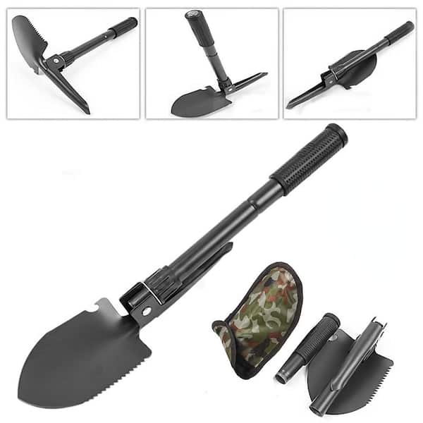 Cisvio Multi-Function Military Portable Folding Camping Shovel; Garden Outdoor  Tool D0101HI13IG - The Home Depot