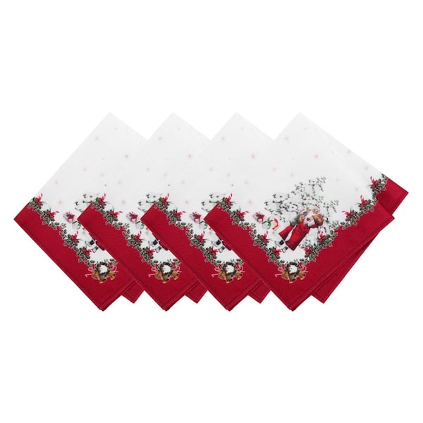 Villeroy & Boch Toy's Fantasy Engineered Napkins, Set of 4, Multicolor - 17"W x 17"L