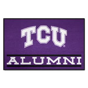 TCU Purple 2 ft. x 3 ft. Alumni Starter Mat Accent Rug