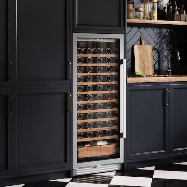 Ca'Lefort 24 in. Single Zone 90-Bottle Built-in Wine Cooler Fridge