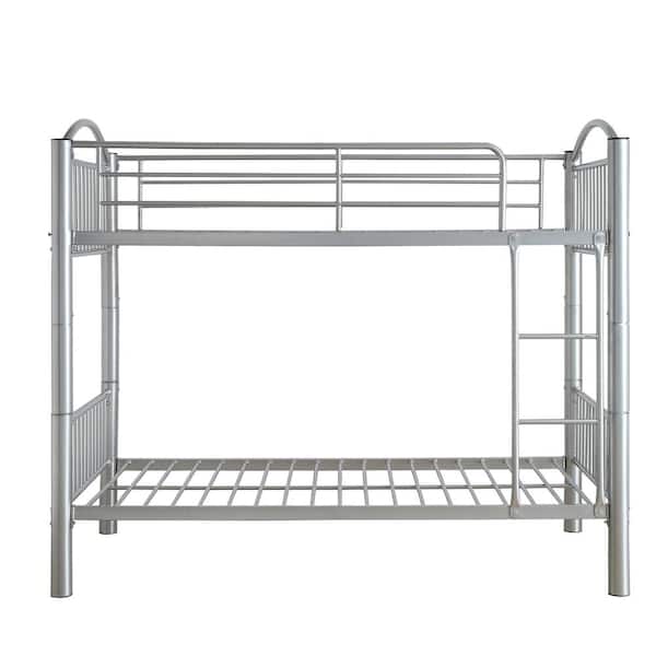 Acme Furniture Cayelynn Silver Twin Over Twin Bunkbed
