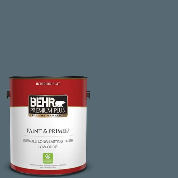 BEHR PREMIUM PLUS 1 gal. #540F-6 Distance Flat Low Odor Interior Paint & Primer