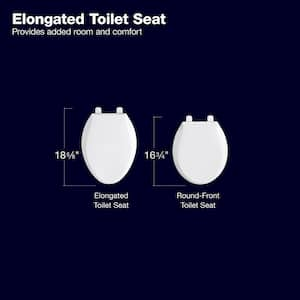 Corbelle 12 in. Rough In 2-Piece 1.28 GPF Single Flush Elongated Toilet in Black Black Seat Not Included