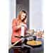 Stainless Steel Hooked Handle Soup Ladle with Pouring Rim