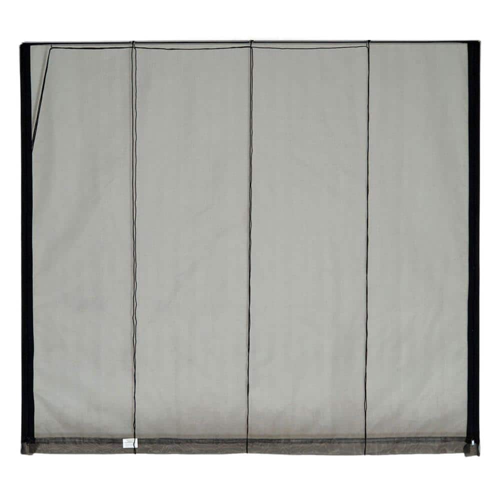FRESH AIR SCREENS 16 ft. x 8 ft. RollUp Garage Door Screen with 2