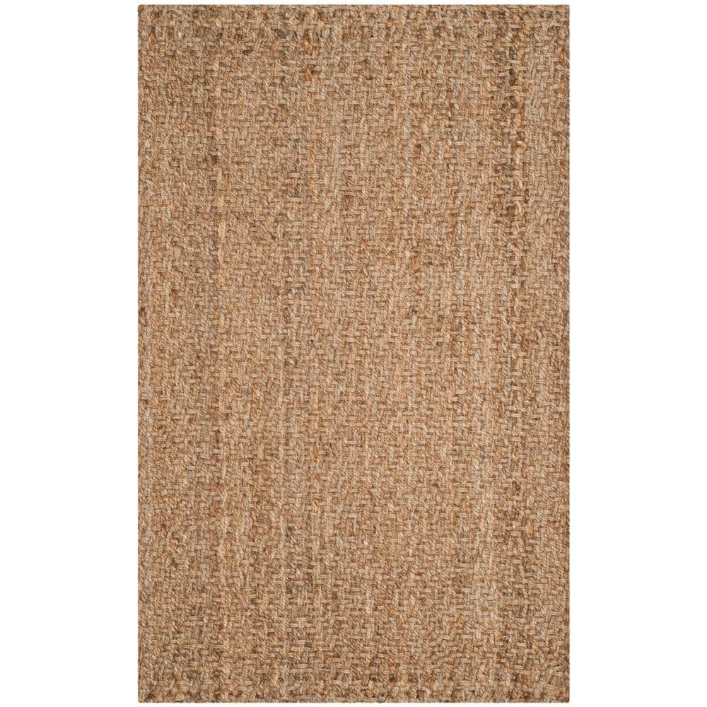 Hand-Knotted Geometric Wool Area Rug, Natural, 2' x 3'