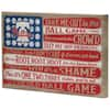 Open Road Brands Philadelphia Phillies Red Stadium Glass Framed Sign