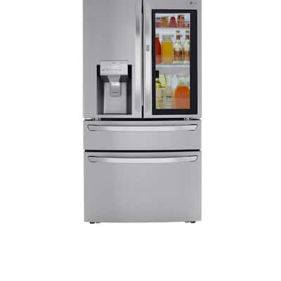 22.5 cu. ft. Smart French Door Refrigerator InstaView Door-In-Door Dual and Craft Ice in PrintProof Stainless