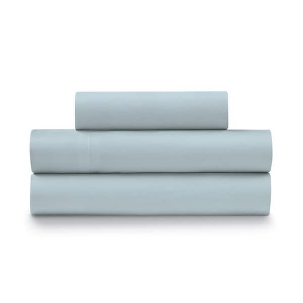 ELLA JAYNE Super Soft Triple Brushed Mircrofiber 4-Piece Aqua California King Sheet Set