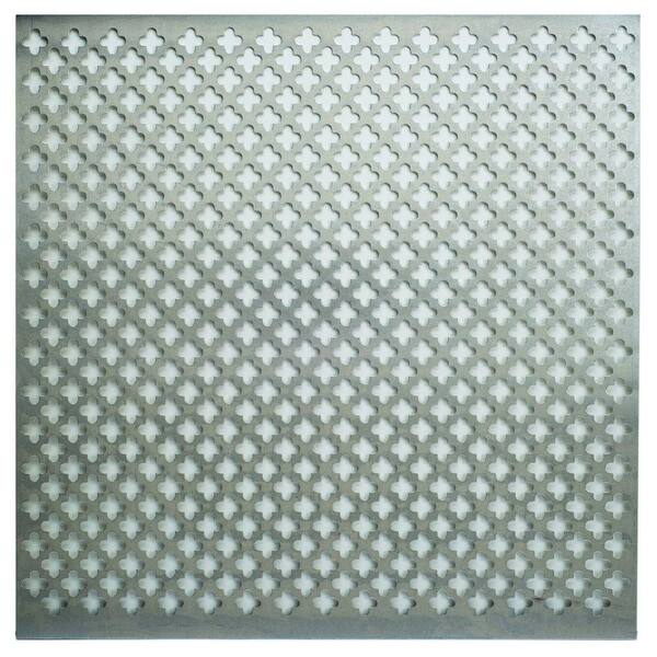 MD Hobby and Craft 12 in. x 12 in. Cloverleaf Aluminum Sheet
