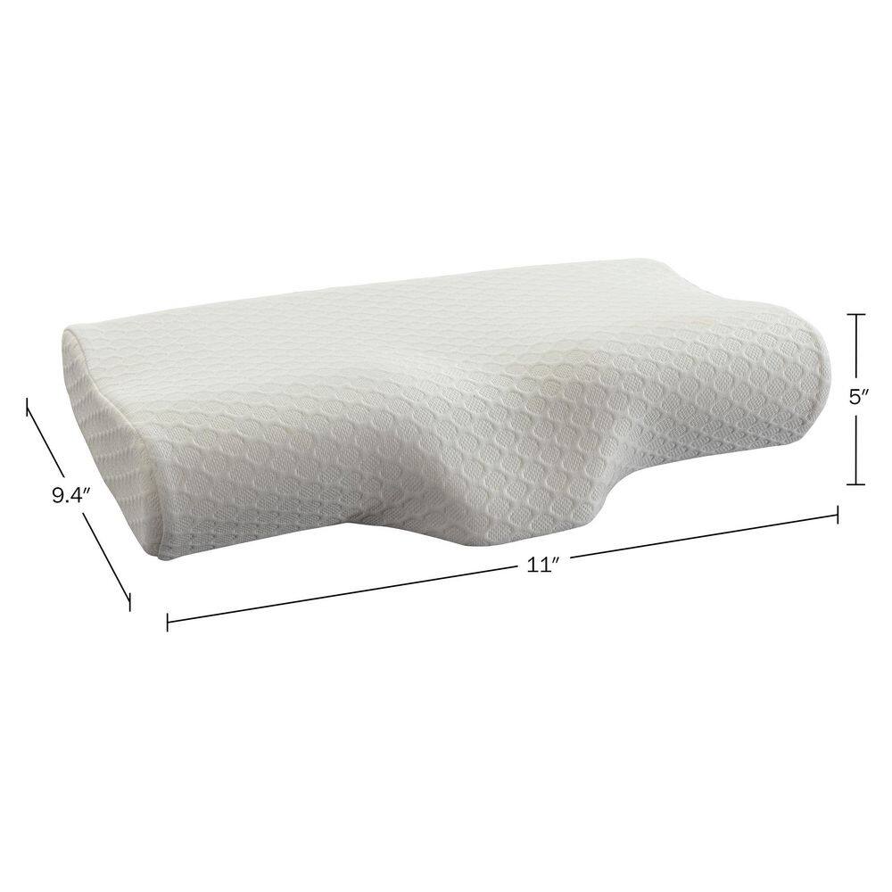 Standard Gray Visco Elastic Foam Neck Pillow